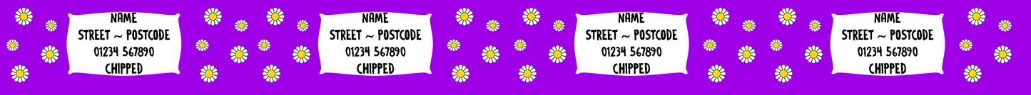 Personalised Dogs Name Custom Text Dog Collar - View 9 | Dottie's Pet Boutique