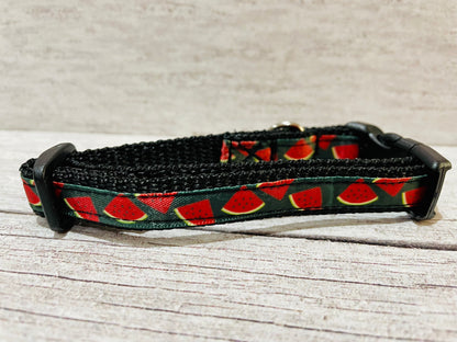 Watermelon Inspired Cat Collar - View 12 | Dottie's Pet Boutique
