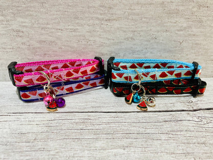 Watermelon Inspired Cat Collar - View 15 | Dottie's Pet Boutique
