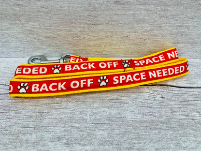 Back Off - Space Needed Dog Lead - View 4 | Dottie's Pet Boutique