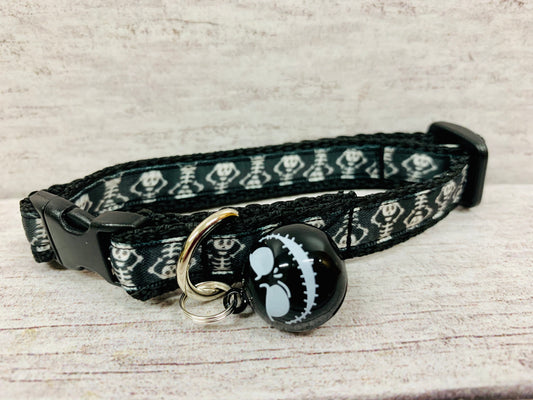 Halloween Skeleton Kitten/Cat Collar
