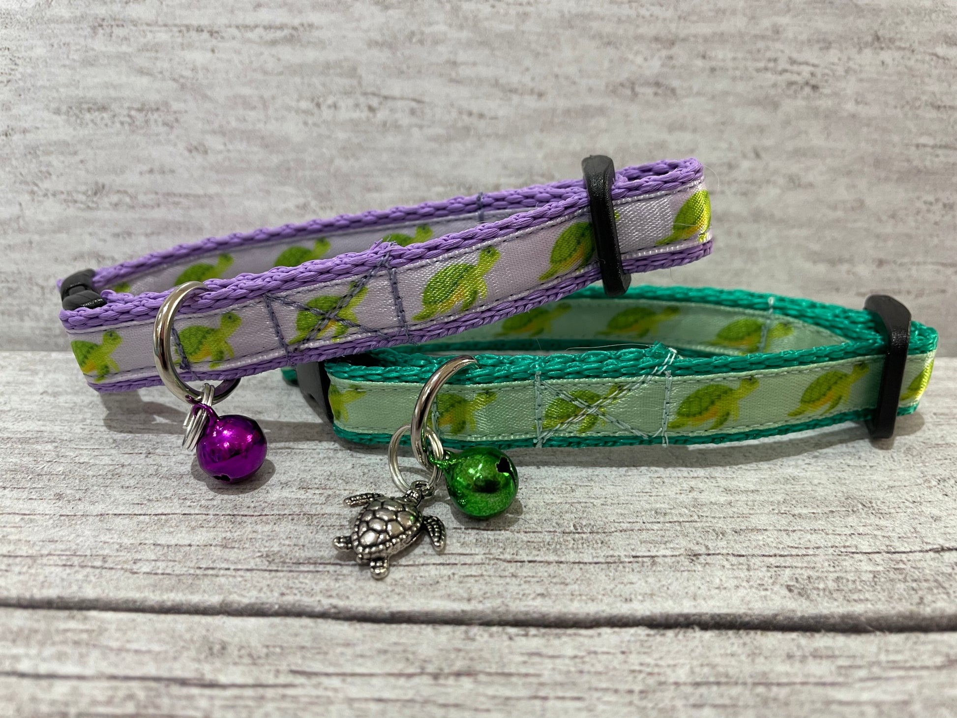 Turtle Puppy/Small Dog Collar - Handmade in the UK | Dottie's Pet Boutique