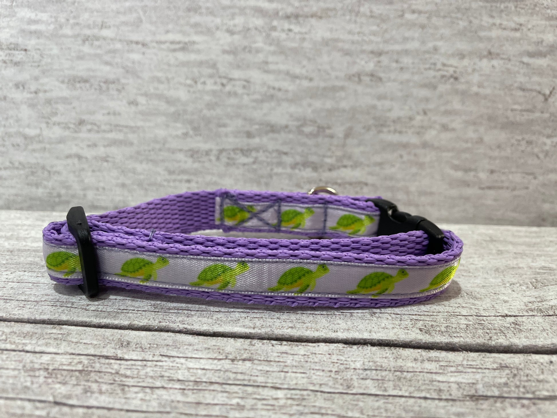 Turtle Inspired Cat Collar - View 5 | Dottie's Pet Boutique