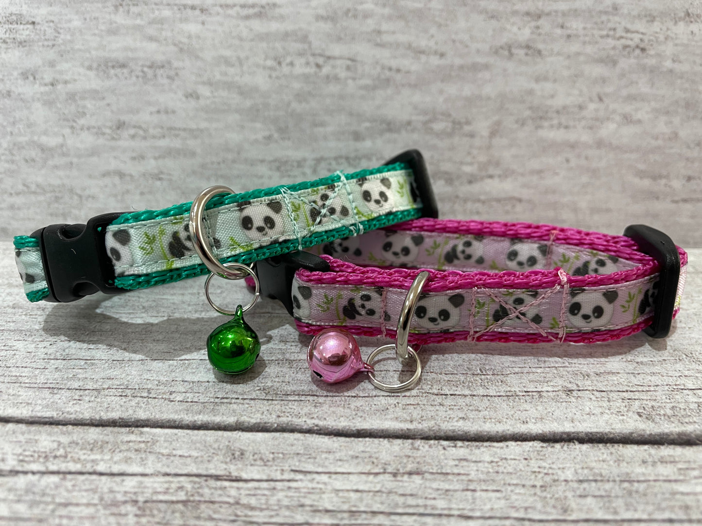 Panda Inspired Cat Collar - Handmade in the UK | Dottie's Pet Boutique
