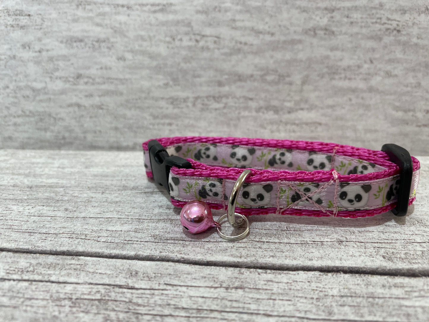 Panda Inspired Cat Collar - View 2 | Dottie's Pet Boutique