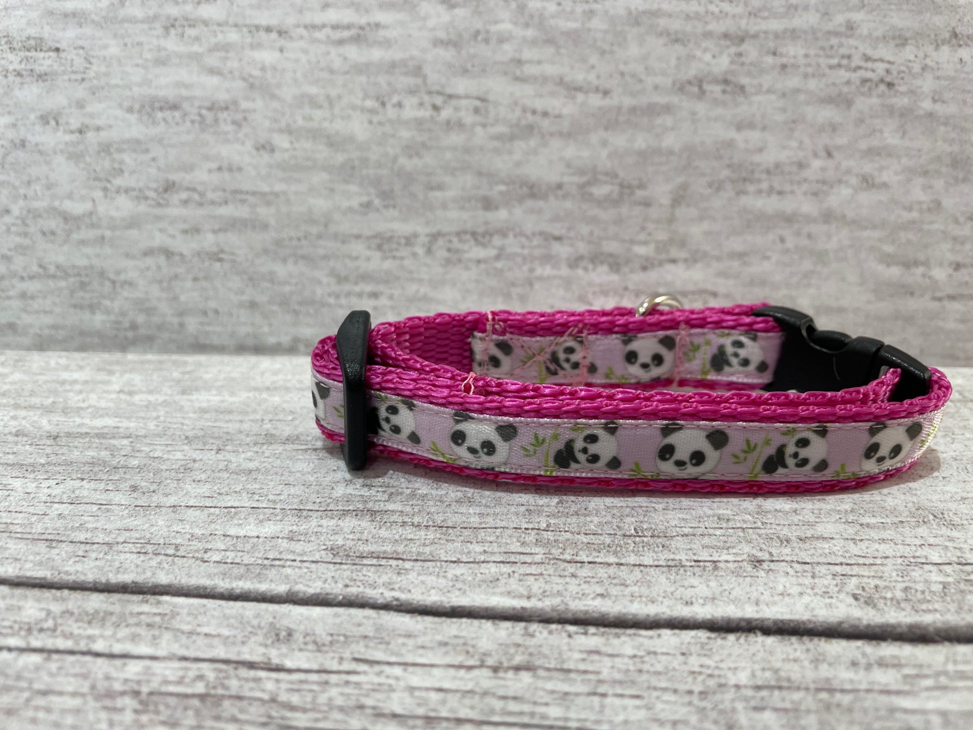 Panda Puppy/Small Dog Collar - View 3 | Dottie's Pet Boutique