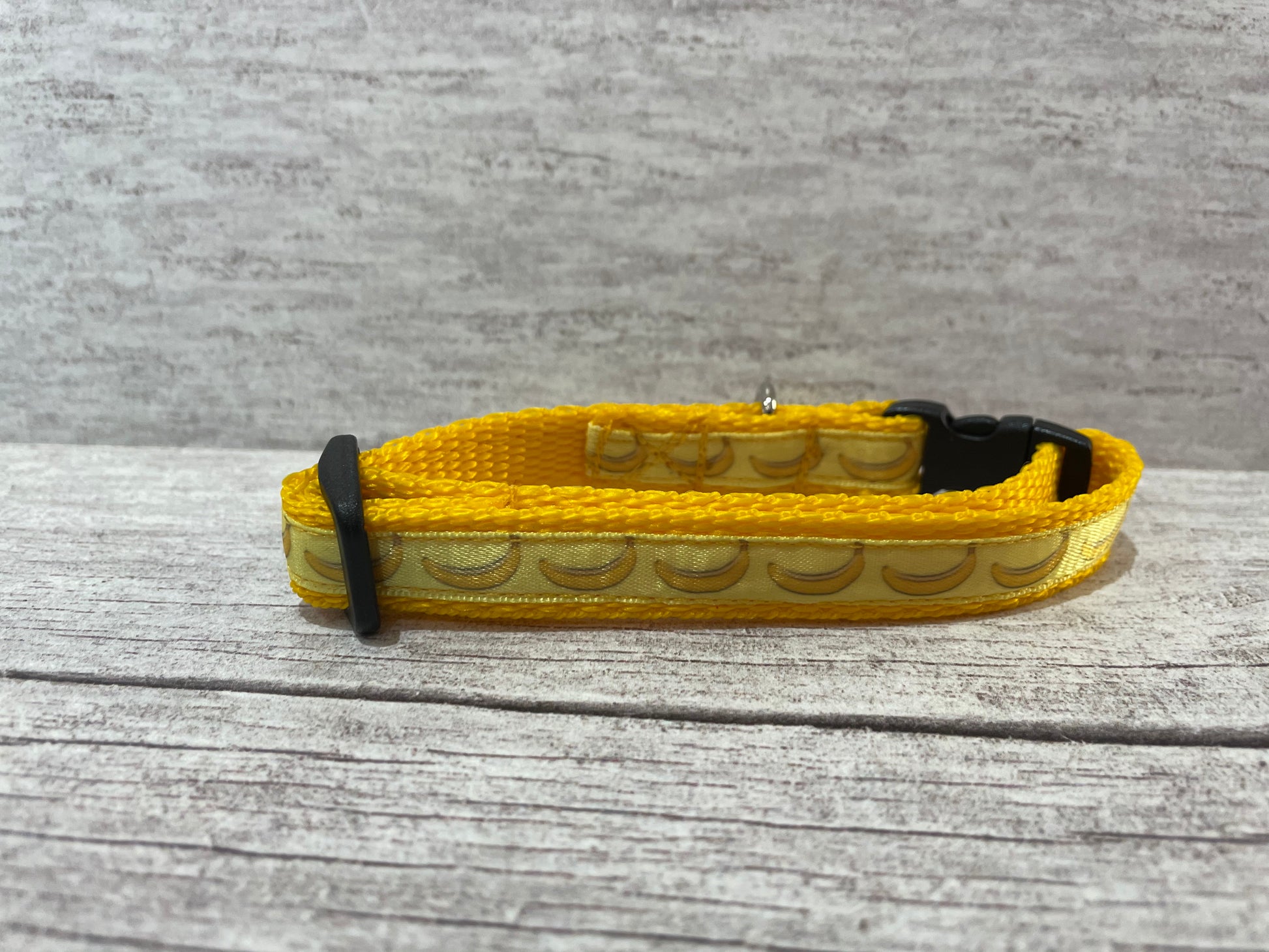 Banana Puppy/Small Dog Collar - View 2 | Dottie's Pet Boutique