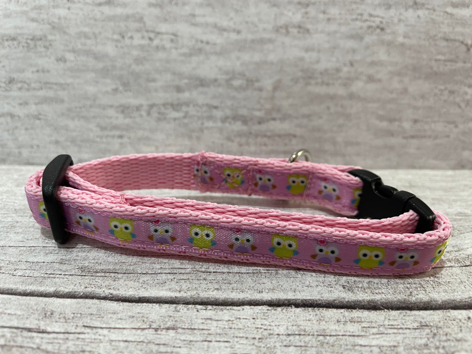 Owls Inspired Cat Collar - View 3 | Dottie's Pet Boutique