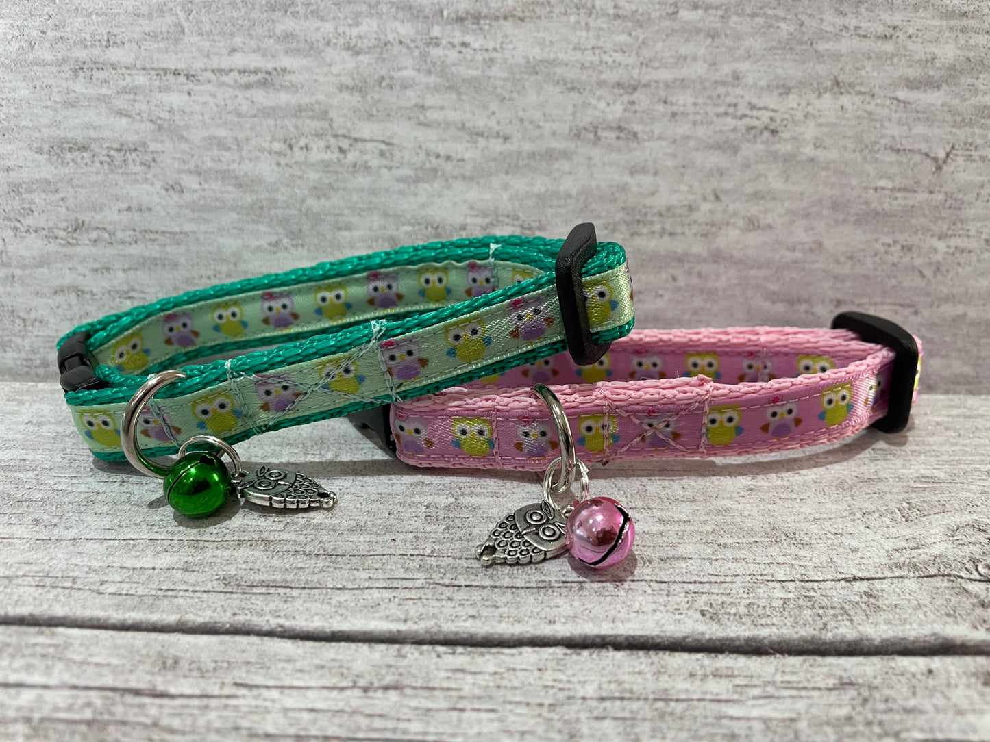 Owls Inspired Cat Collar - Handmade in the UK | Dottie's Pet Boutique