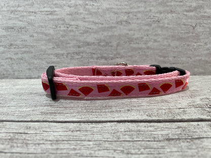 Watermelon Inspired Cat Collar - View 4 | Dottie's Pet Boutique