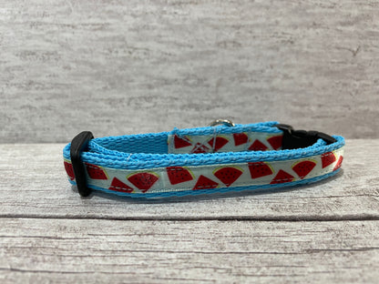 Watermelon Inspired Cat Collar - View 6 | Dottie's Pet Boutique