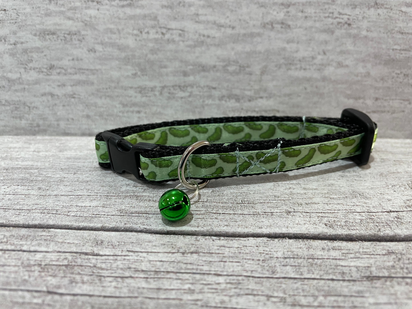 Pickle Inspired Cat Collar - View 4 | Dottie's Pet Boutique
