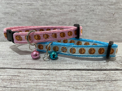 Cookie Biscuit Inspired Cat Collar - Handmade in the UK | Dottie's Pet Boutique