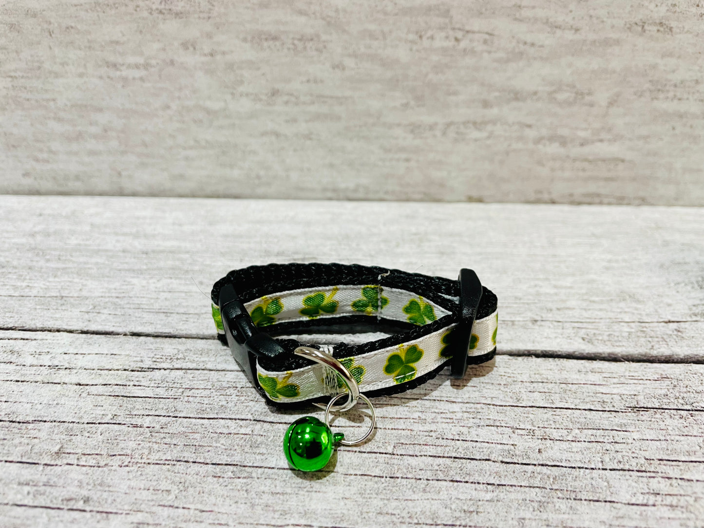 Clover Shamrock Cat Collar - View 4 | Dottie's Pet Boutique