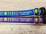 Ice creams and Lollies Personalised Dogs Custom Print Ribbon Dog Collar