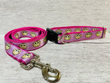 Monkey Ribbon Lead - Any Colour