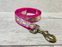 Monkey Ribbon Lead - Any Colour