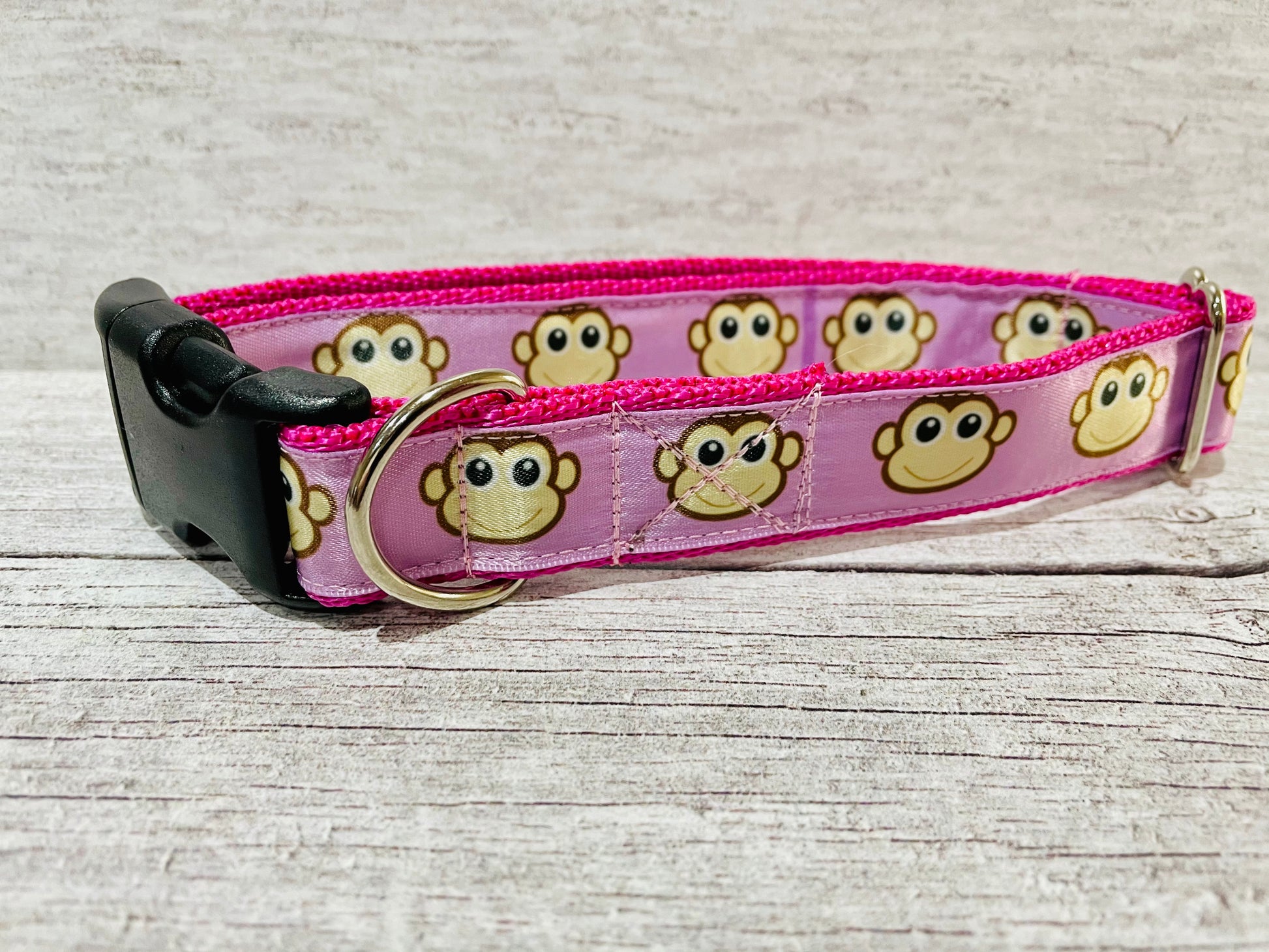 Monkey Animal Face Dog Collar - View 11 | Dottie's Pet Boutique