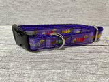 Purple Dachshund Daxie Jumper Dog Collar