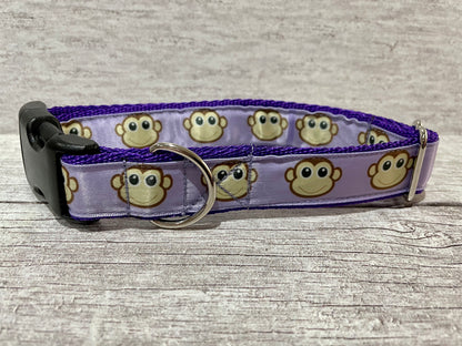 Monkey Animal Face Dog Collar - View 5 | Dottie's Pet Boutique