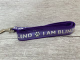 I am Blind Dog Dog Collar - Any Colour