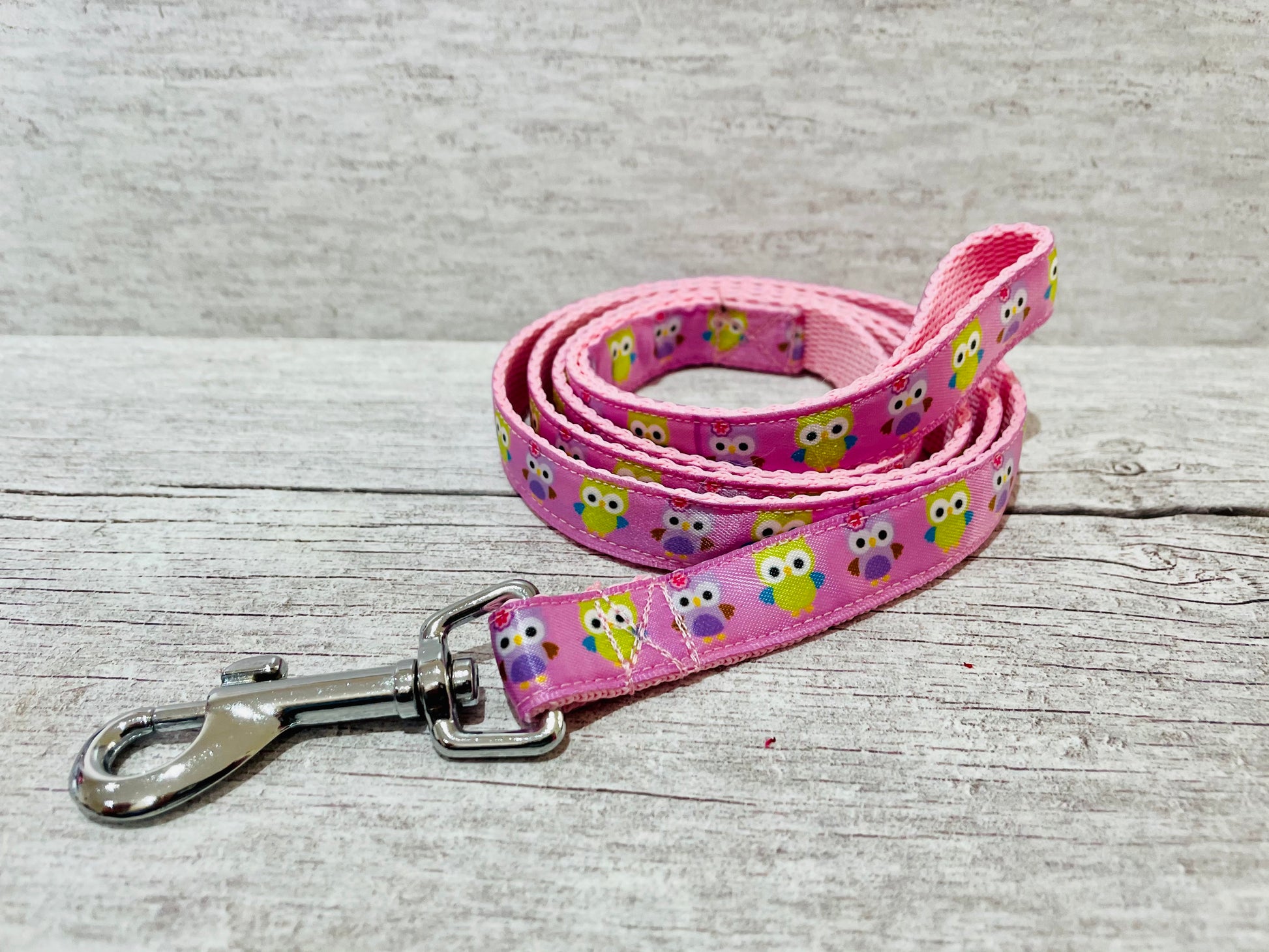 Pink Owl Dog Collar - View 5 | Dottie's Pet Boutique