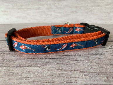Koi Fish Puppy/Small Dog Collar - View 3 | Dottie's Pet Boutique