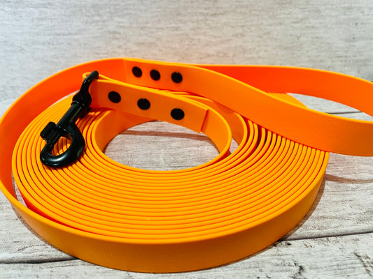 Biothane Training Line Waterproof Dog Lead (Any Colour) - Handmade dog collar by Dottie's Pet Boutique