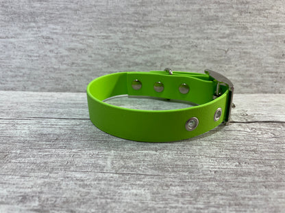 Pale Green Biothane Waterproof Dog Collar - View 3 | Dottie's Pet Boutique