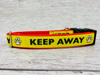 Keep Away - Alert Dog Collar - Custom Dog Collars