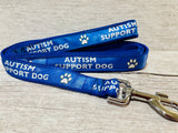 Autism Support Dog Ribbon Dog Lead/Leash