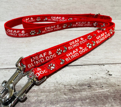 Deaf and Blind Alert Dog Lead - View 2 | Dottie's Pet Boutique