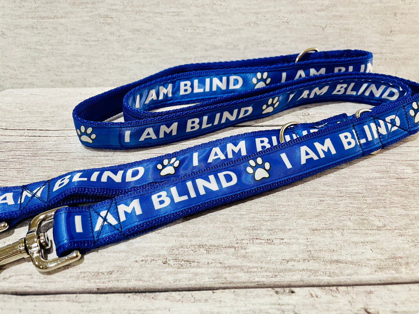 I am Blind Ribbon Dog Lead/Leash