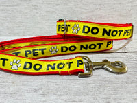 Do Not Pet Me - Alert Dog Collar