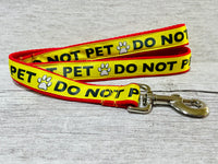Do Not Pet Me - Alert Dog Collar