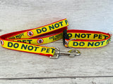 Do Not Pet with Stop Hand- Alert Dog Collar