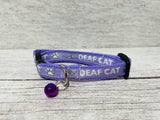 Deaf Cat Ribbon Kitten/Cat Collar