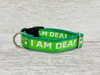 I am Deaf - Deaf Dog Collar - Any Colour