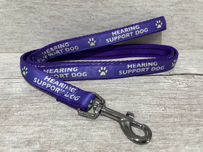 Hearing Support Dog Ribbon Dog Lead/Leash
