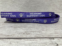 Hearing Support Dog Ribbon Dog Lead/Leash