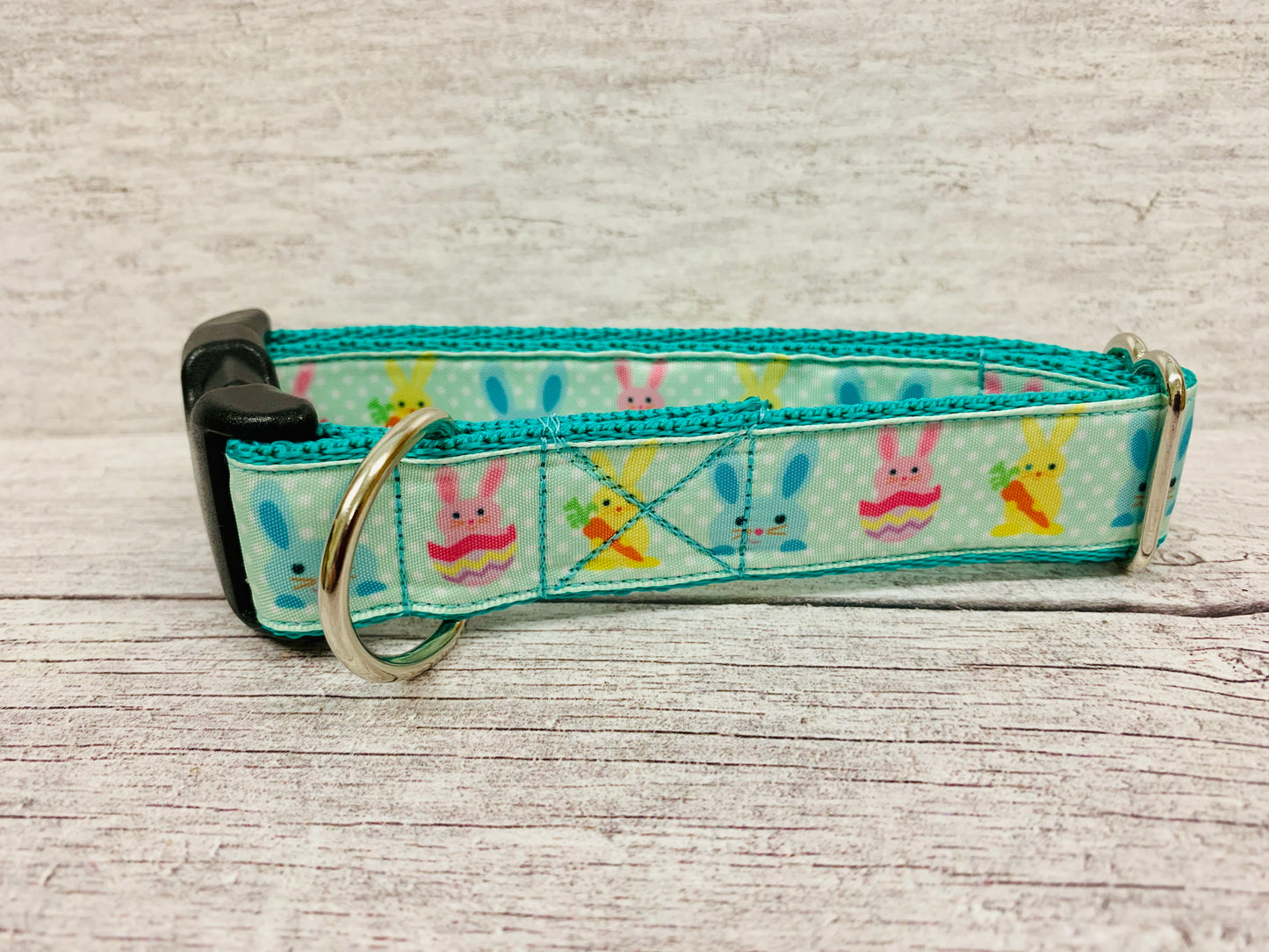 Easter Bunny Dog Collar - Handmade in the UK | Dottie's Pet Boutique