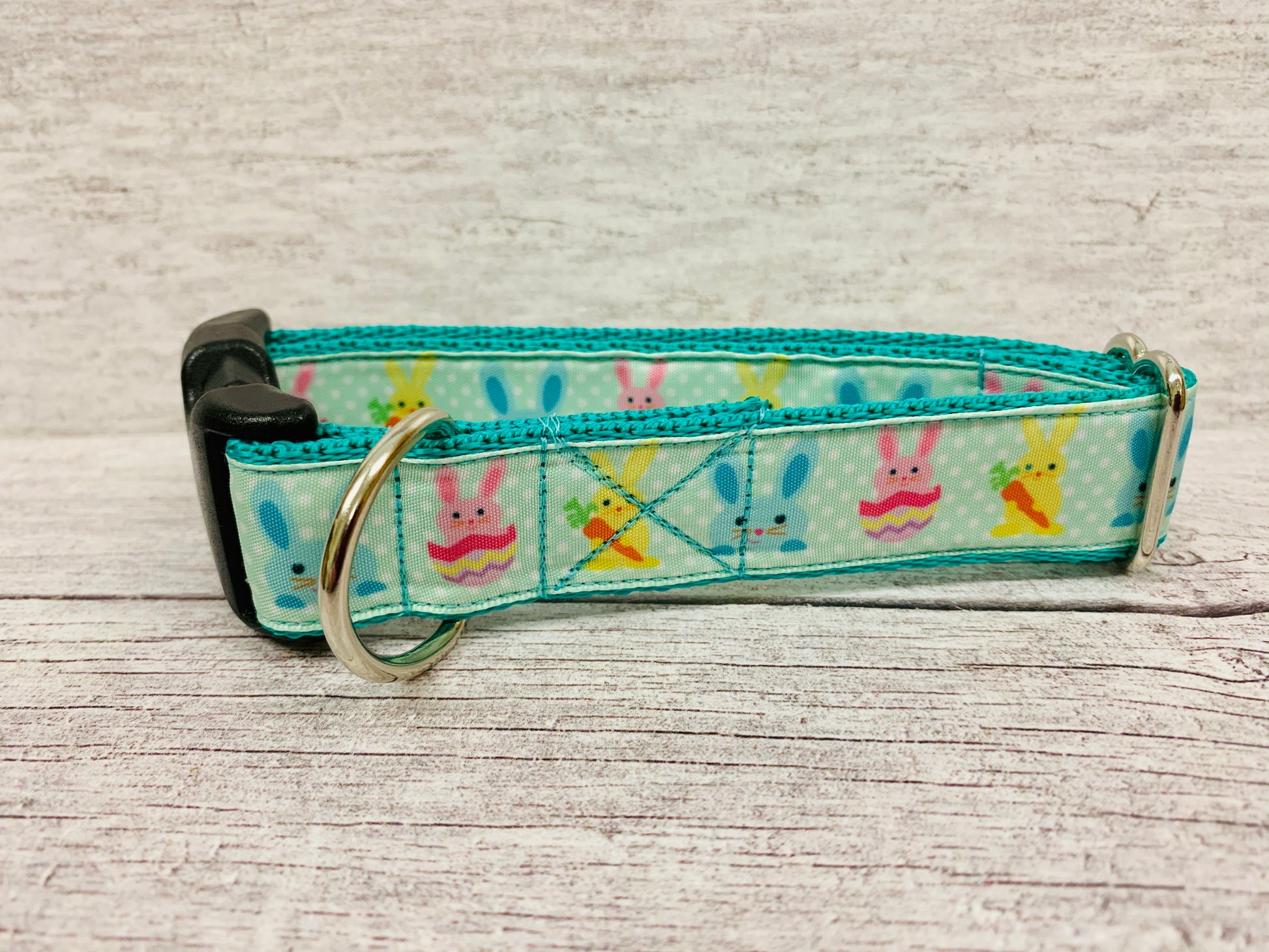 Easter Bunny Dog Collar - Handmade in the UK | Dottie's Pet Boutique