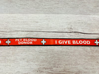 Pet Blood Donor - Alert Dog Collar