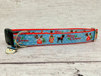 Labrador Christmas Themed Dog Collar - Custom Dog Collars