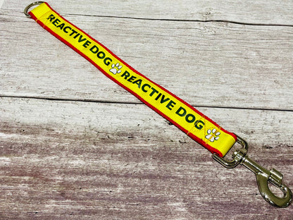 Do Not Touch Me Alert Short Extension Dog Lead - View 12 | Dottie's Pet Boutique