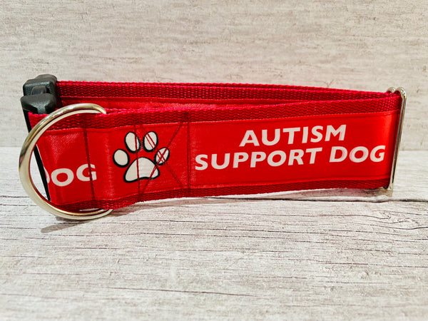 Autism Support Dog Collar (Any Colour)