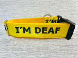 I'm Deaf - Deaf Dog Collar - Any Colour
