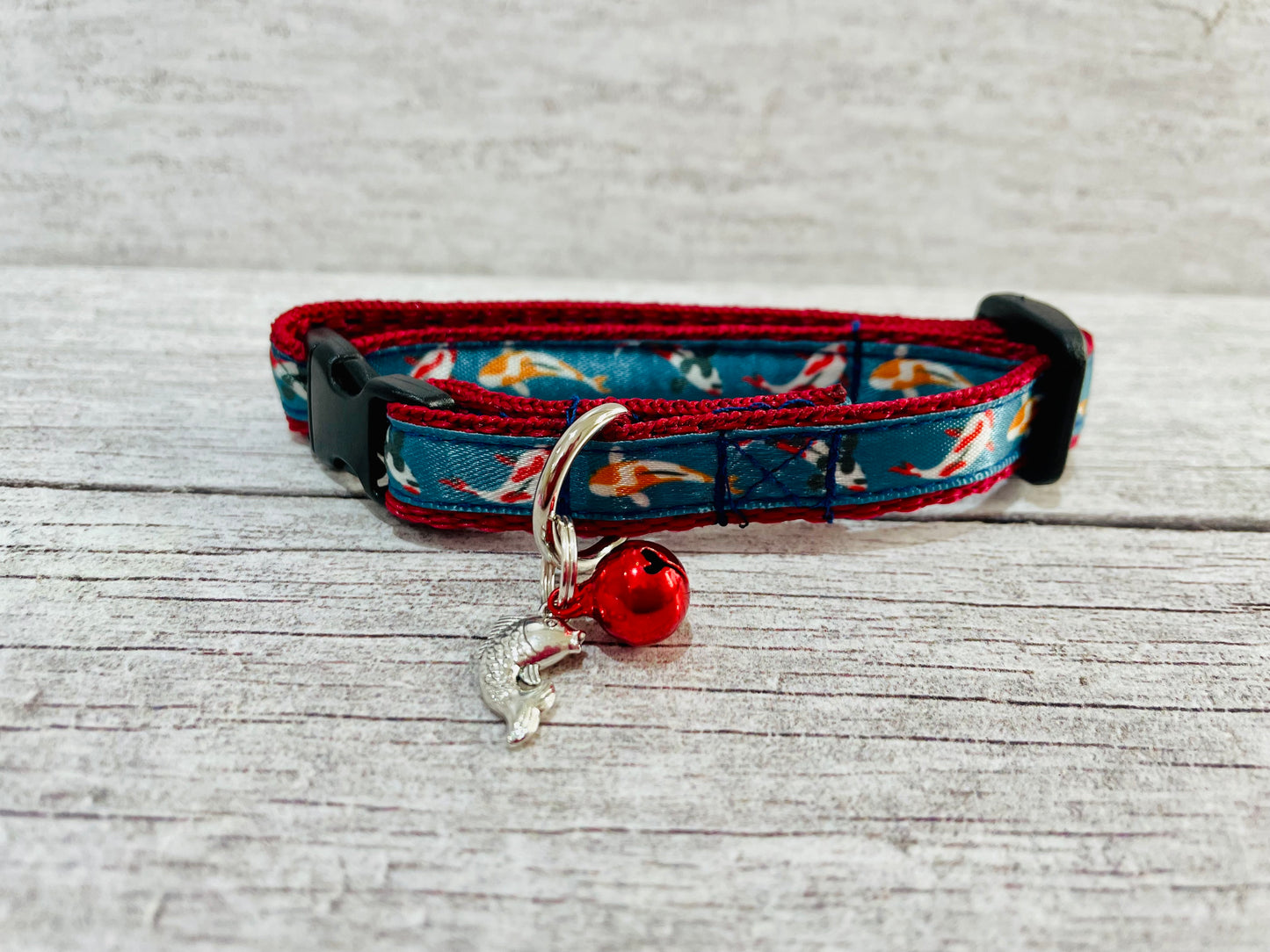 Koi Fish Cat Collar - Handmade in the UK | Dottie's Pet Boutique