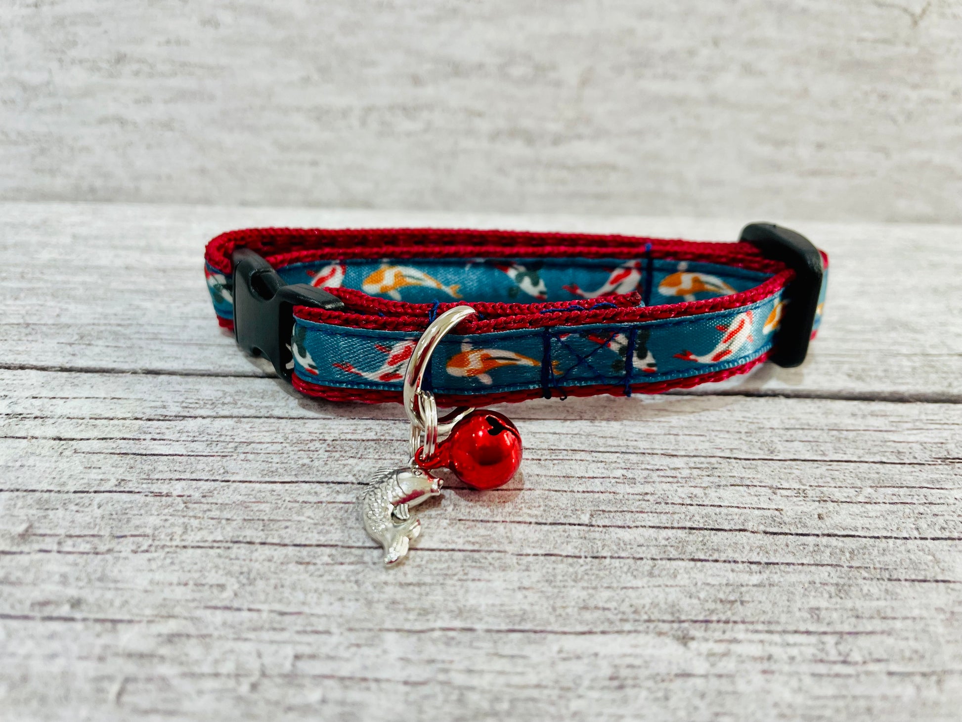 Koi Fish Cat Collar - Handmade in the UK | Dottie's Pet Boutique