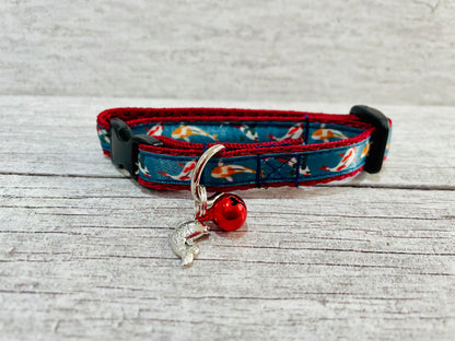 Koi Fish Cat Collar - Handmade in the UK | Dottie's Pet Boutique
